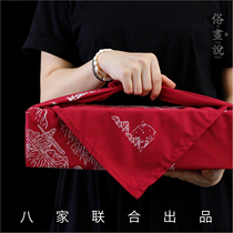 Popular painting said that the official eight-party moon cake gift box gift gift country tide time-honored brand Mid-Autumn Festival gift group purchase custom logo