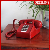 Bit old button antique retro landline antique telephone American mechanical ringing creative fashion phone