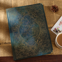 Exquisite personality European retro creative notebook Student stationery book Small fresh literary and art travel notepad
