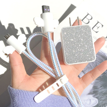 Suitable for OPPO A11 X A7X A5 8 K1 data cable protective cover headset charger cord winding rope sleeve