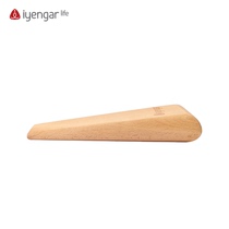 Iyengar Life yoga wooden aids triangle knee ligament physiotherapy protection Boutique solid beech