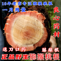 Wild male kiwifruit root peach root Vine peach root Vine pear root and Shiwei Huo Caotang Yang peach root knife Chinese herbal medicine