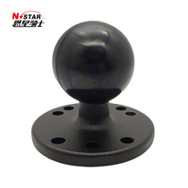  N-STAR universal fixed ball head 1 5-inch industrial tablet PC base Agricultural machinery and equipment bracket Aluminum alloy