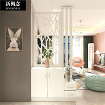 Home entry door entrance cabinet Shoe cabinet integrated living room screen partition Simple modern Nordic windshield brake foyer cabinet