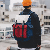ACROSS Outdoor backpack Men Large capacity trendy fashion backpack Travel Student school bag Computer Street lady