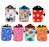 Rock Climbing Magnesium Powder Bag Children Cartoon Money for Stones Outdoor Slingshot Steel steel Steel Bag Training Dog Fanny Pack of Pet Training Package Spot