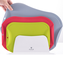 South Korea doll soft cutting board antibacterial mildew-proof household fruit cutting board baby baby supplementary food children cutting board TPU