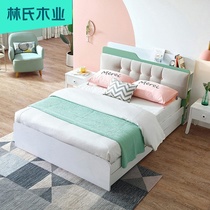 Lins wood bedroom boutique economic furniture