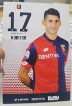 Cristian Romero Argentina World Cup Champion Tottenham Genoa 2018-19 Season Official White Card