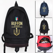 European Cup Italy Buffon Pirlo backpack schoolbag computer bag football equipment bag (customizable)