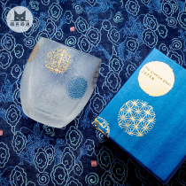 Japan ADERIA Ishizuka Maru pattern inlaid gold handmade whiskey classical wine glass birthday housewarming boyfriend goddess gift