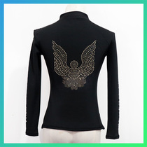 Dancing Elf custom figure skating costume figure skating training suit top a238