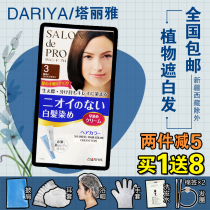 Japanese DARIYA Talia SALON de PRO white hair coloring cream for men and women pure plant natural