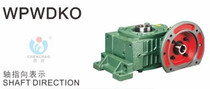Jiacheng reducer worm gear hole horizontal flange morning tide trademark WPWDKO200 WPWDKX200