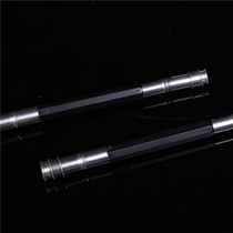 Metal stainless steel double-headed pencil extender Pen adapter Carbon rod clip Sketch pencil extension rod extender