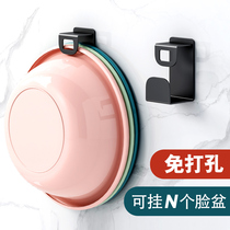 Shower gel detergent adhesive hook creative shampoo punch-free shampoo hanger hand sanitizer rack wall-free punch