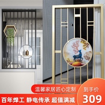 Entrance entrance entrance shoe cabinet screen simple modern partition light luxury hollow art toilet wet and dry wash table screen