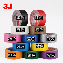 3J color tape strong cloth tape wholesale diy decoration exhibition red yellow blue green black and white Brown silver purple strong high viscosity waterproof leak warning single side widening tape carpet tape Special
