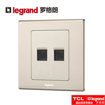 TCL Rogrand switch socket Yat-sen style Milan gold phone computer network voice conjoined socket