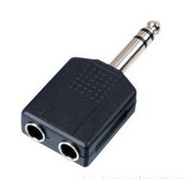 Premium 6 5mm 10% two audio adapter Audio 1 minute 2 microphones One drag two single generic