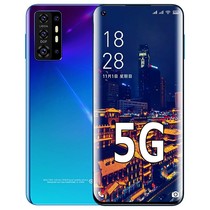 Snapdragon 888 full screen curved screen full Netcom 5G network smart large screen mobile phone 12G running 512g Memory 256