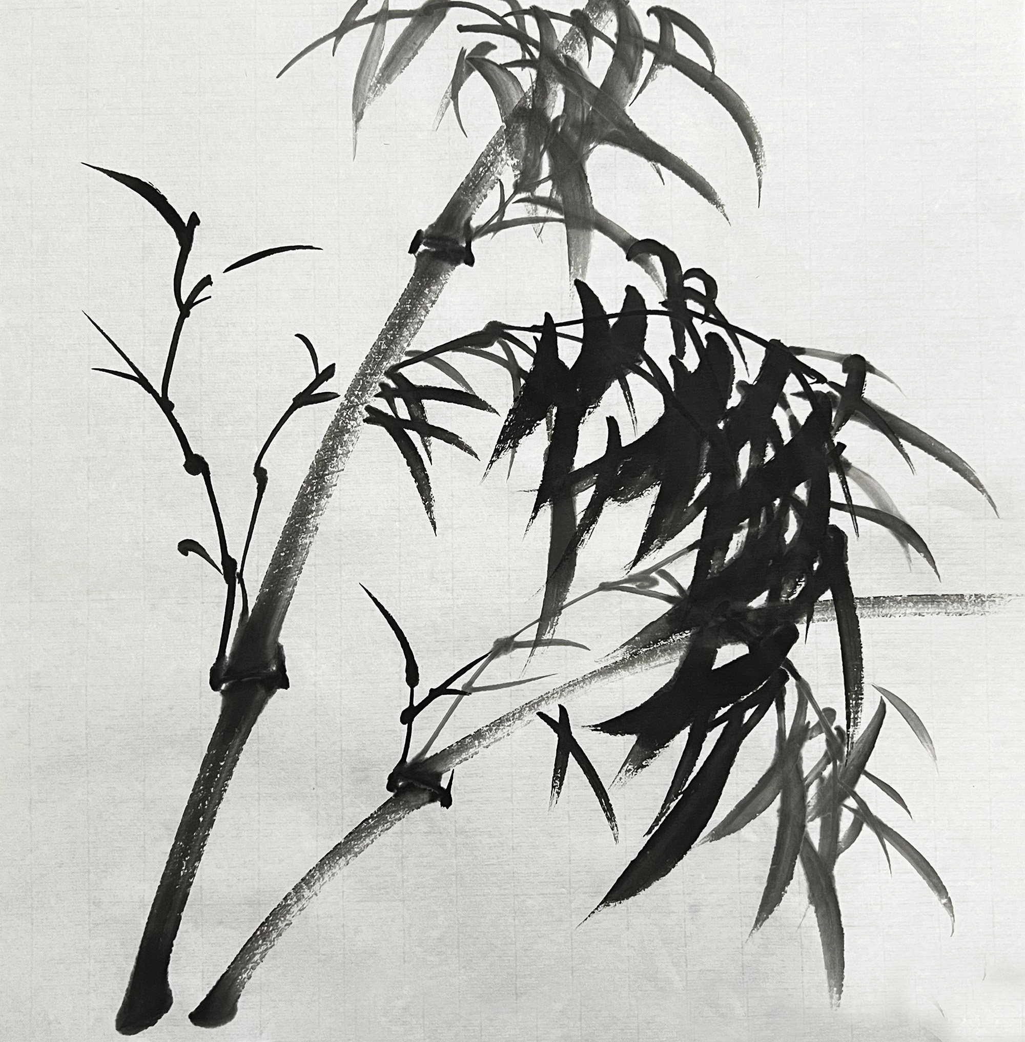 中国古美術・竹子図三尺画芯・純手描き・水墨画・啓功印款・書道・宣紙・带水印・肉筆 竹子水墨画-竹子水墨画促销价格、竹子水墨画品牌- 淘宝