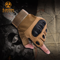 Special Forces tactical gloves Outdoor half-finger gloves mens sports training warm mountaineering non-slip wear-resistant half gloves