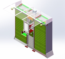 Self-pick-up cabinet smart express cabinet self-service express delivery cabinet network inbox cloud cabinet