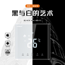 Electric water heating geothermal floor heating wifi temperature controller intelligent remote switch panel Rice home Tmall Genie