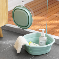 Japan Foldable washbasin Travel portable washbasin Baby baby Adult use Student dorm can be suspended