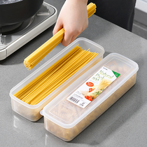 Japan imported noodle preservation box Noodle storage box Plastic rectangular noodle box sealed refrigerator noodle box