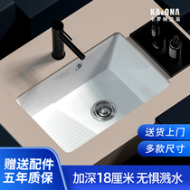 White ceramic basin with washboard ceramic wash basin sink small pool balcony bathroom