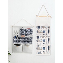 Waterproof storage bag door rear hanging hanging pocket dormitory wall fabric storage bag storage bag