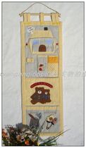 Creative life foreign trade export fabric Han mother and son Bear multi-function storage bag hanging bag GB38