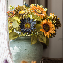  (Juhan)Sunflower simulation sunflower simulation flower sun flower silk flower Van Gogh multi-color
