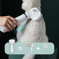 Pet hair dryer Hair pulling one-piece Dog hair blowing artifact Small dog special cat high-power drying box Household