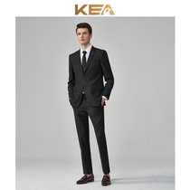 Suit suit Mens three-piece suit Business slim professional work formal suit jacket Best man groom wedding dress