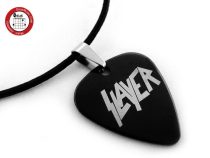 Koshion Watson GususMusic Titanium Steel Metal Guitar Plsheet Necklace SLAYER KILLER BAND