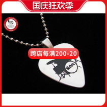 Watson Instrument GsusMusic Metal Punk Titanium Steel Pick Necklace Drums Drummer ROCK