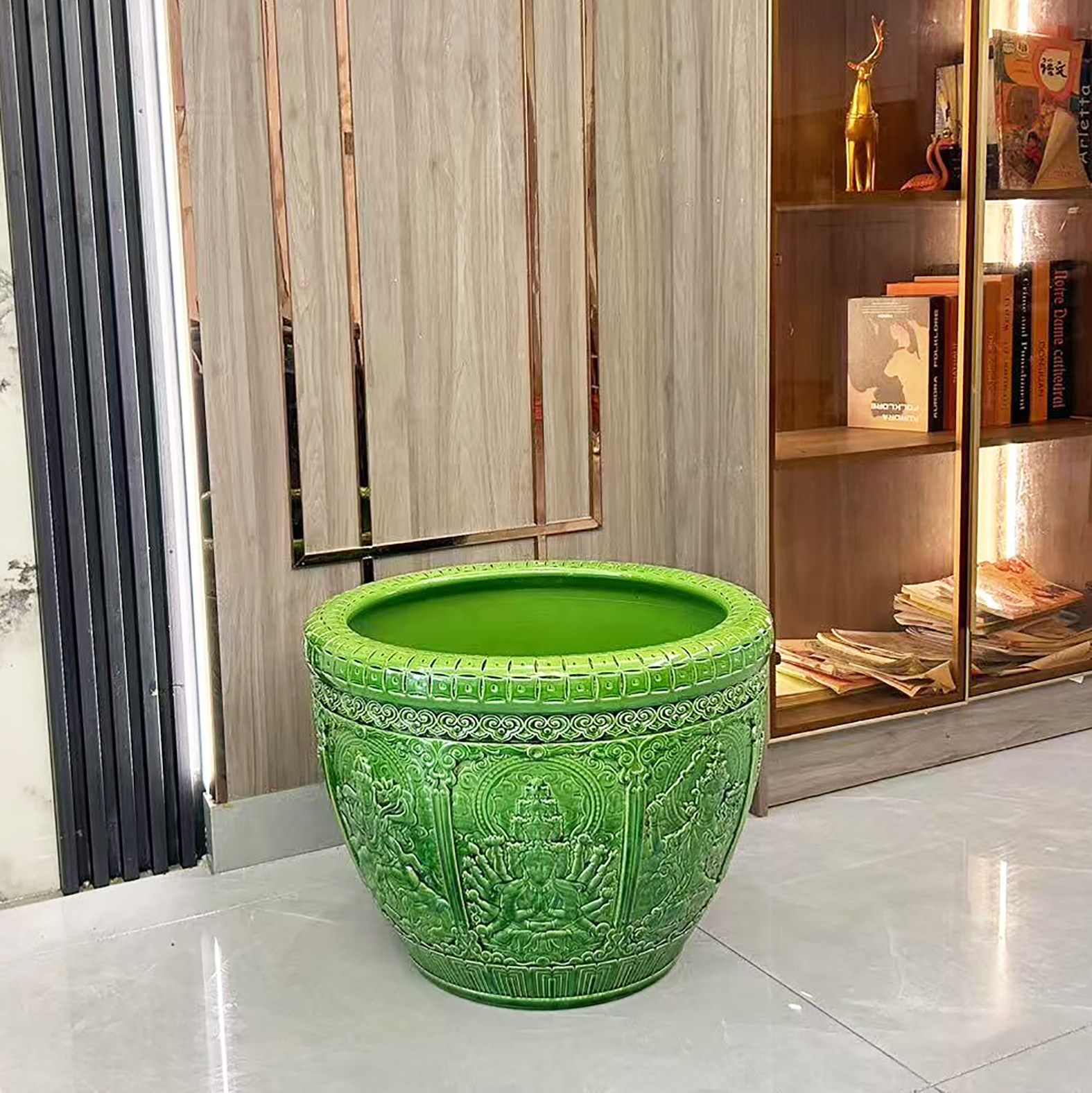 景德镇陶瓷金鱼鉢 景德镇陶瓷金鱼鉢