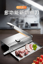 Frozen Meat Slicing Knife Home Cut Meat Machine Decapitated Chop Chop Chop Knife Chopped Chicken Duck Fish Cut Bone Machine Commercial Stainless Steel Kitchen Knife