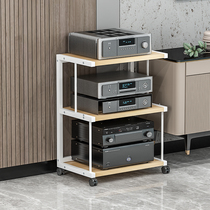 Power amplifier rack audio speaker cabinet CD bile machine hifi equipment multi-layer movable storage bracket tripod cabinet