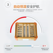 Solid wood heater energy-saving home fire box student electric baking Brazier massage foot warmer heating stove