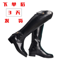 Rider Horse Boots Headlayer Bull Pistachio Horse Boots Long Boots Genuine Leather Male And Female High Cylinder Boots Equestrian Training Obstacle Boots
