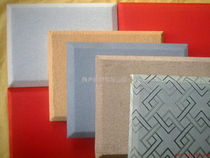 Factory direct fireproof fabric sound-absorbing board 600 600 25MM