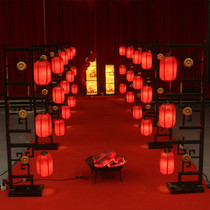 New wedding props Chinese road guide wedding stage layout Chinese style table decoration ornaments Lantern Road Guide