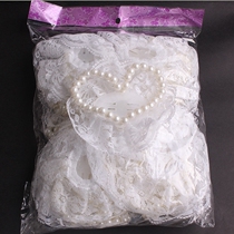 Huiying bride wrist flower bridesmaid sister group hand flower bracelet pearl lace lace corsage wedding wedding supplies