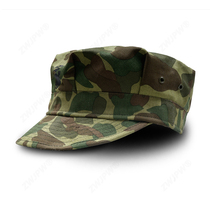 American Pacific Duck Hunting Camouflage HBT Green Camouflage USMC Marine Corps Octagonal Hat Vintage Outlet