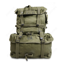 American M1945 equipment combination X strap mens backpack re-engraved retro