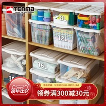 Japan Tenma Tianma transparent storage box car car car finishing storage box clothing snack toy storage box
